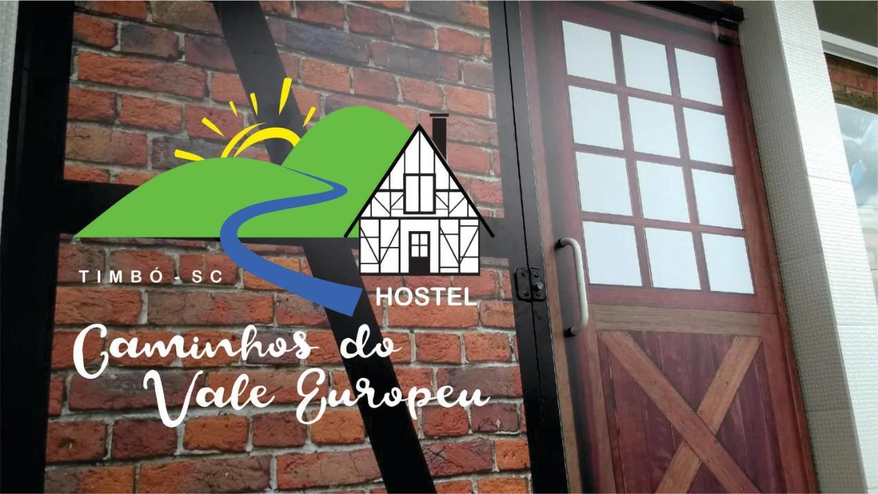 Caminhos Do Vale Europeu Hostel Timbó Esterno foto